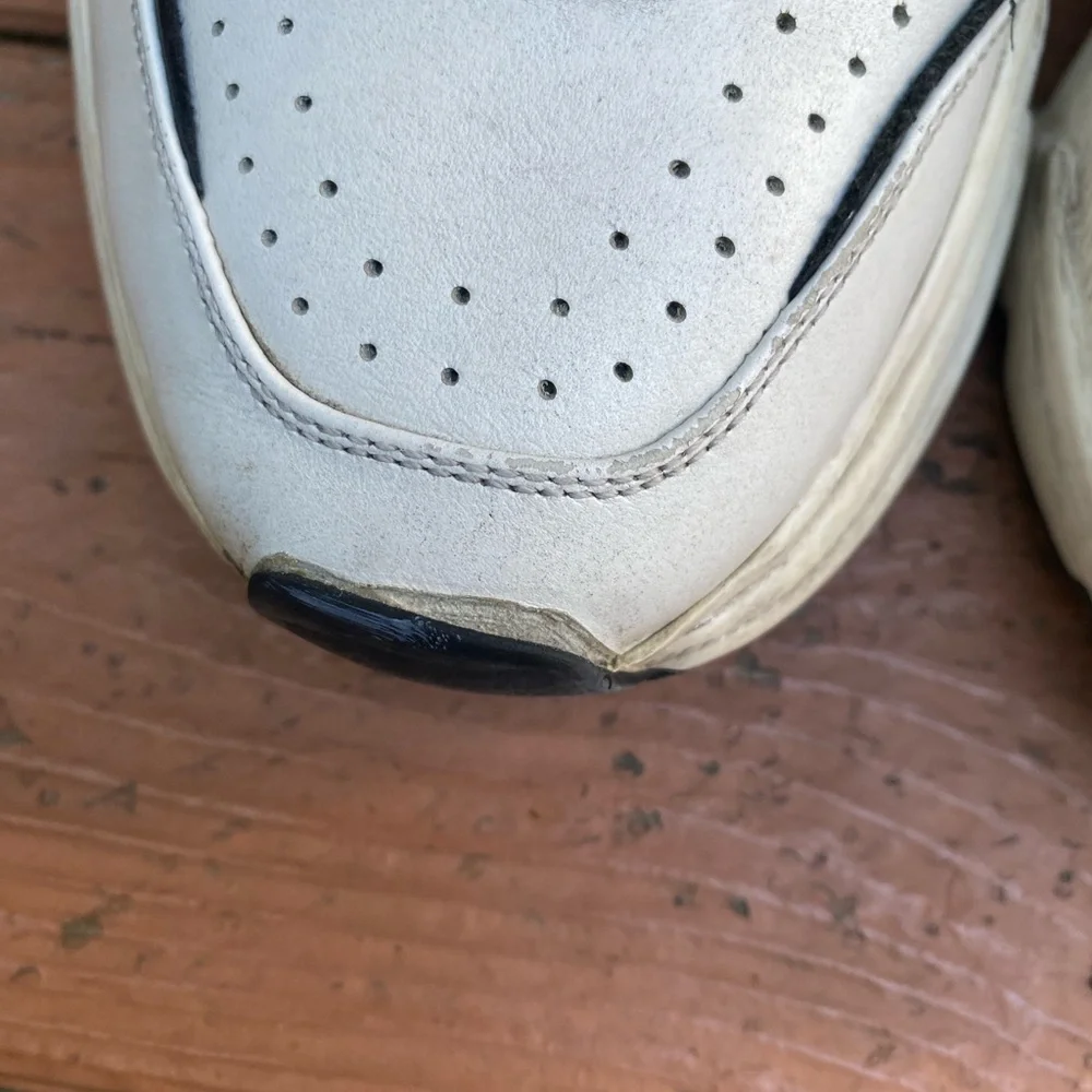 Dolce & Gabbana White Leather Daymaster 7.5 Preowned Sneakers Italy